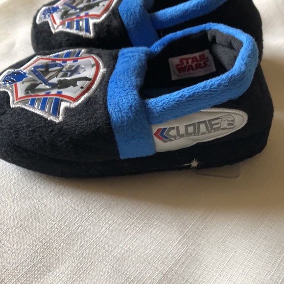 Slippers Star Wars Clone Wars boys size 11M lights up when moving fabric upper - Picture 4 of 5